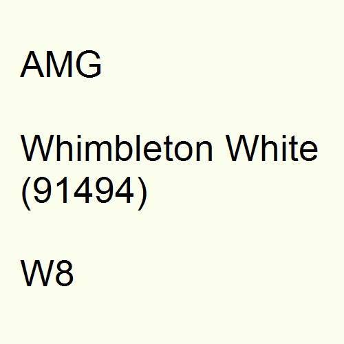 AMG, Whimbleton White (91494), W8.